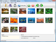create interactive web photo album Javascript Print Popup