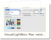 JavaScript Popup Window Mac version - Thumnails Tab